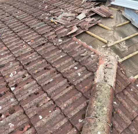 Broken Roof Tiles