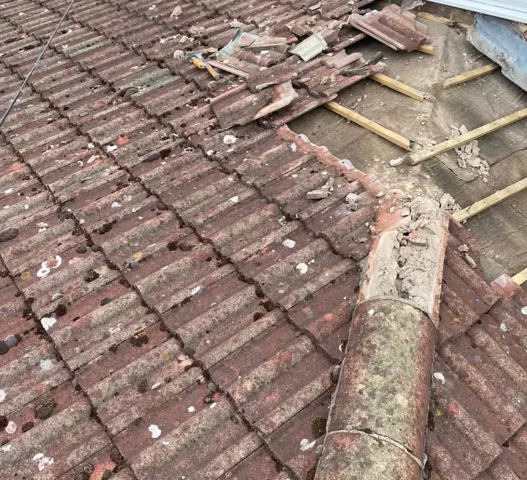 Broken Roof Tiles