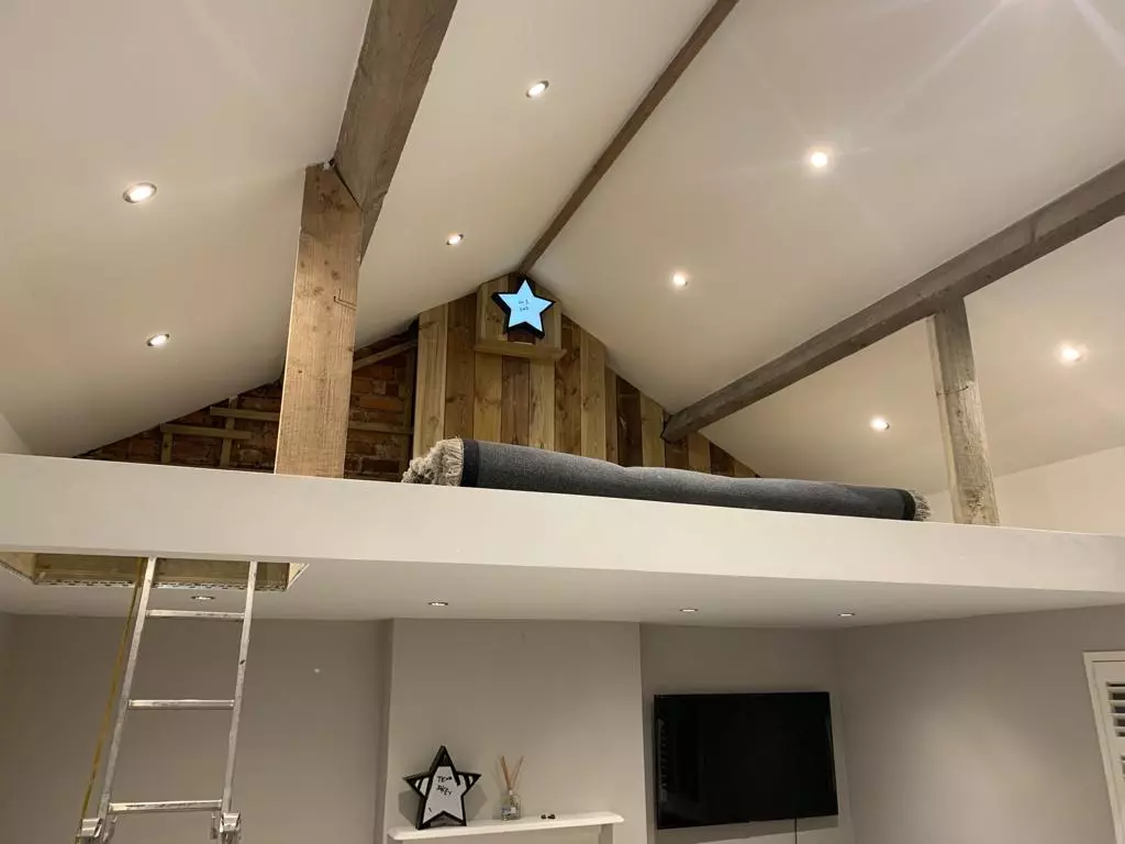 Finished loft conversion