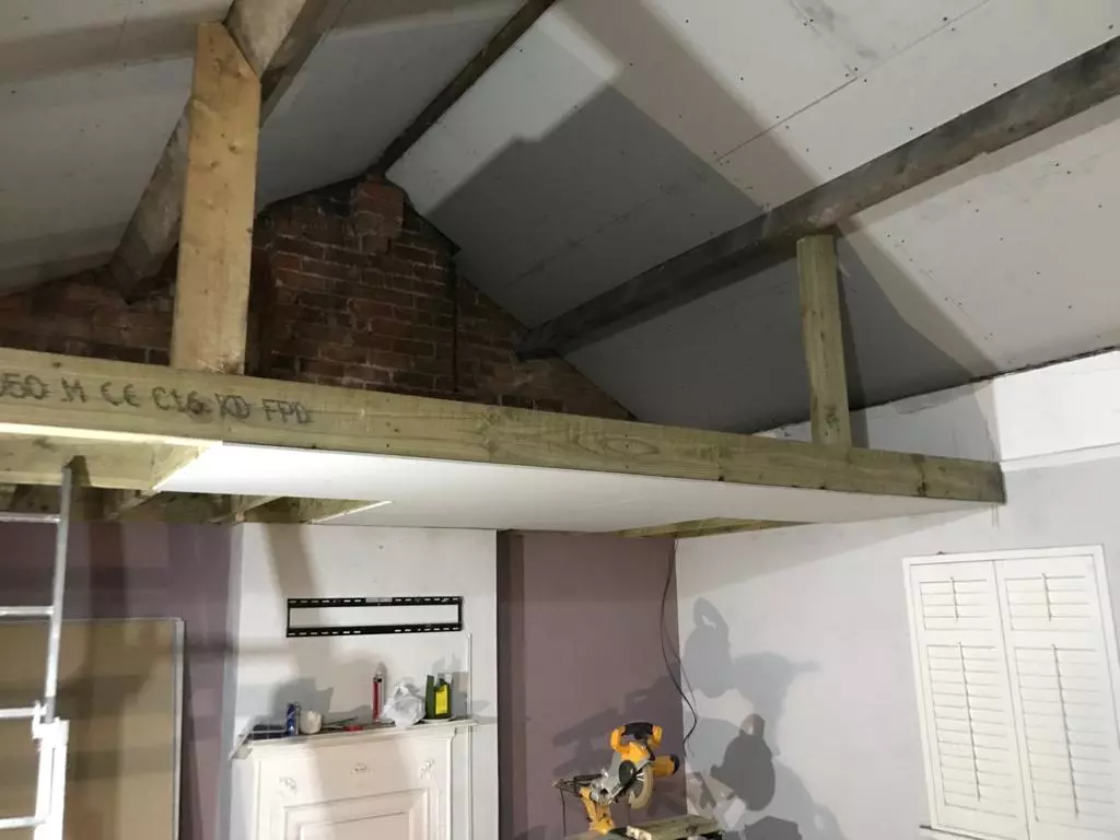 loft conversion in progress