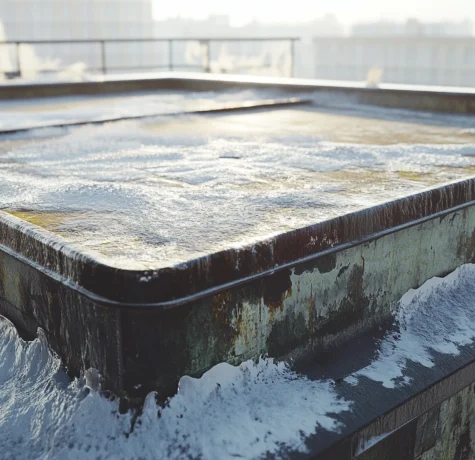 Effects Winter Impact on Flat Roofs