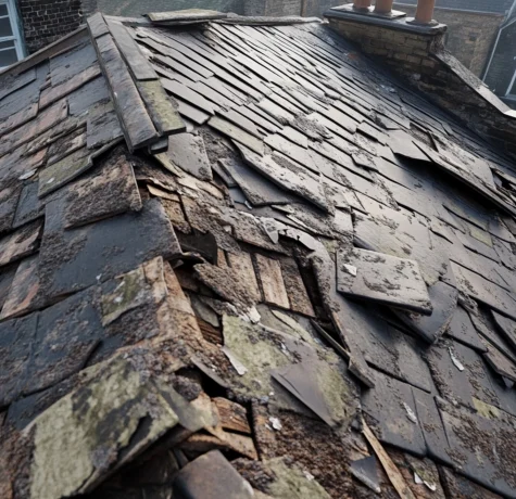 Structural Roof Damage Caused By Wind in UK