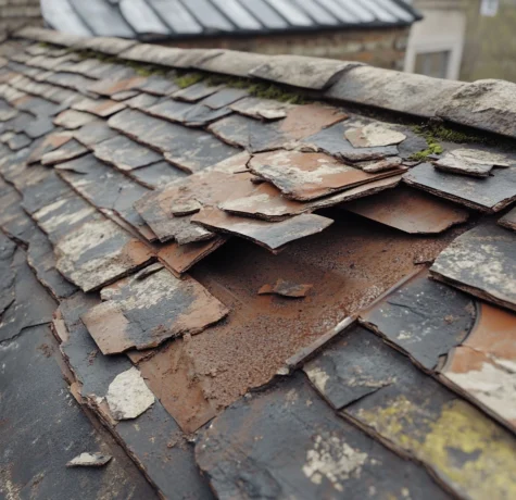 Damaged Roof Flashing Fixing